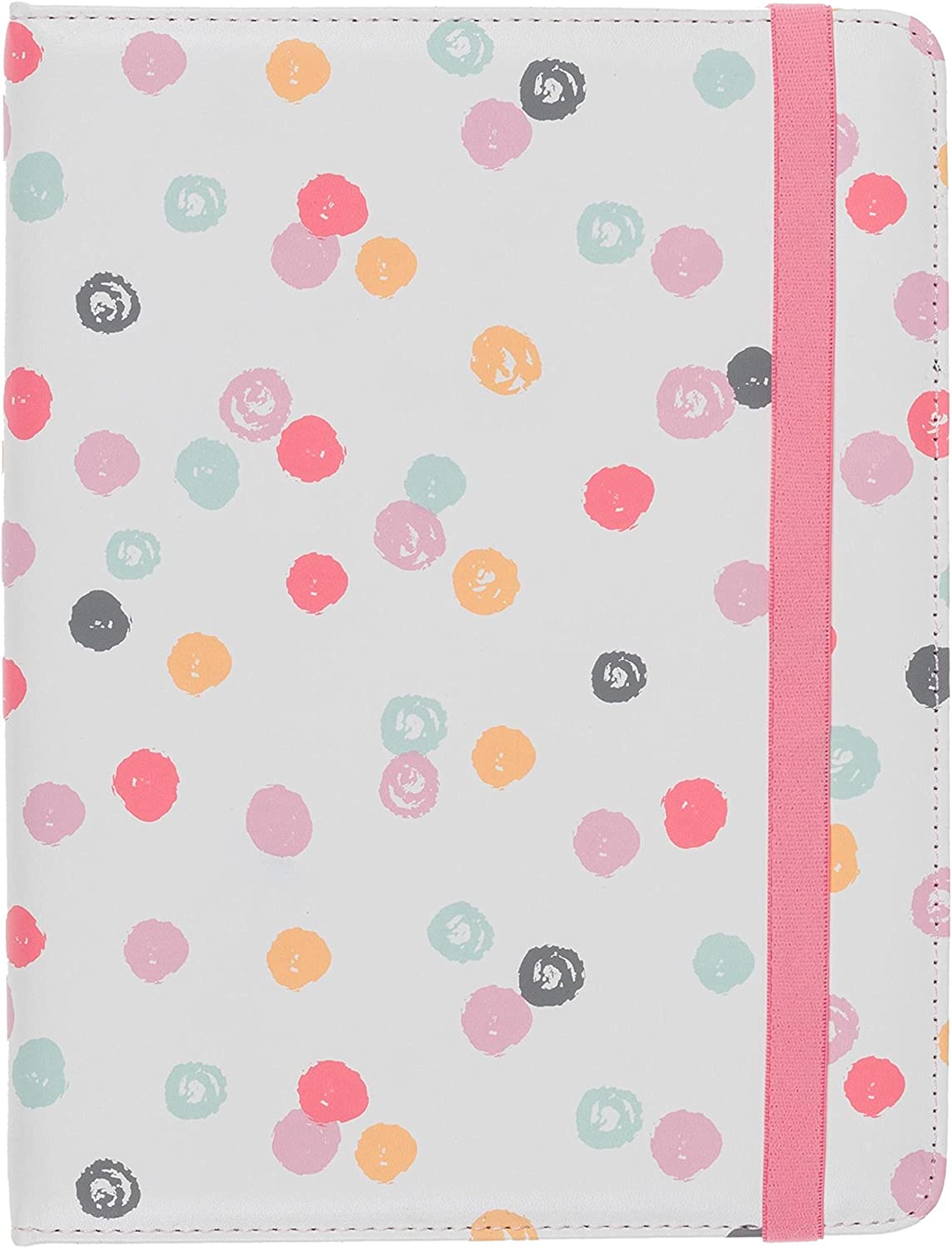 Trendz Folio Case W/ Built-in Stand for Tablets Confetti Polka TZ910PDC RRP £7.99 CLEARANCEXL £4.99